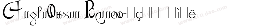 AngloSaxon Runes字体转换